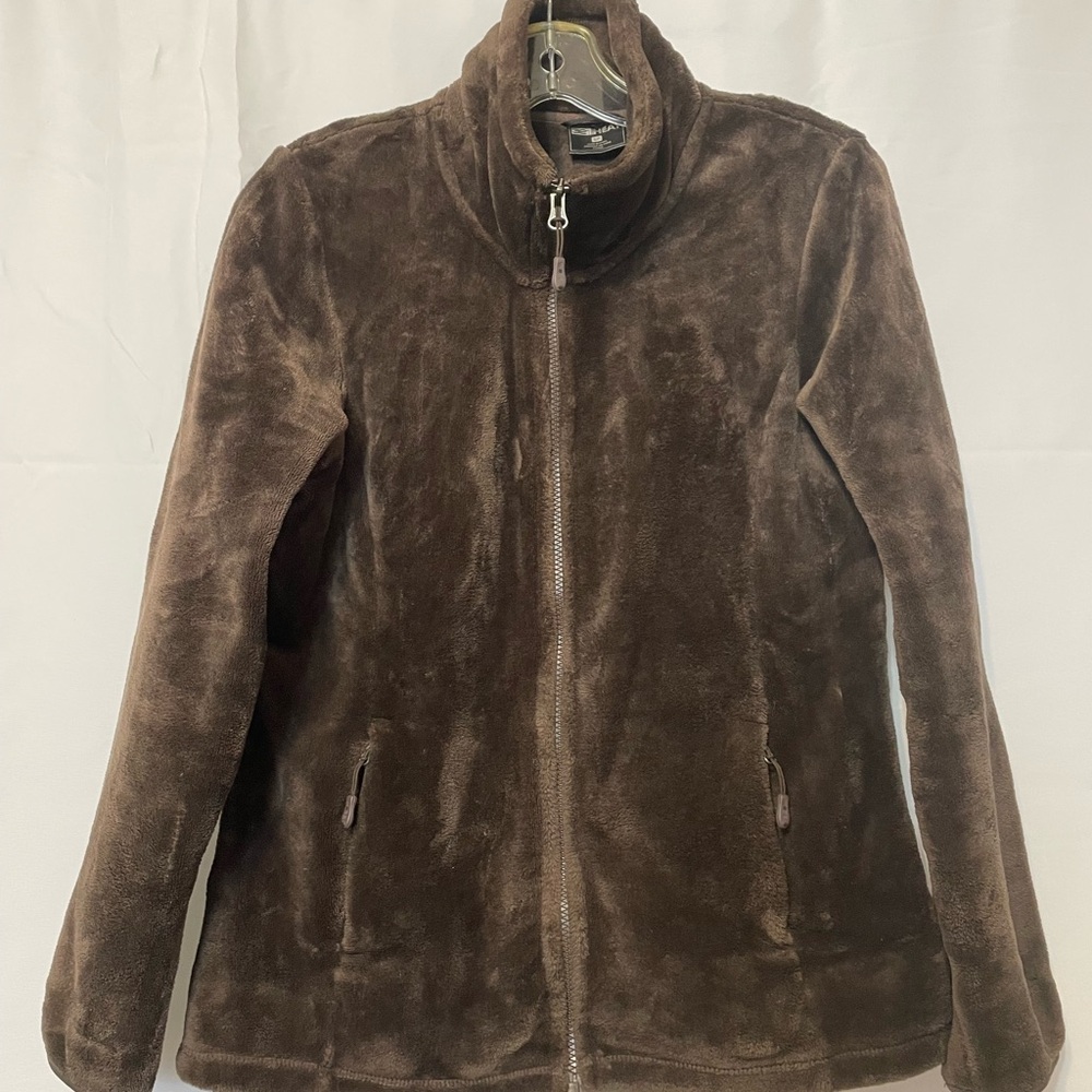 32 Degrees Faux Fur Jacket Dark Brown Women’s Small - Picture 3 of 6